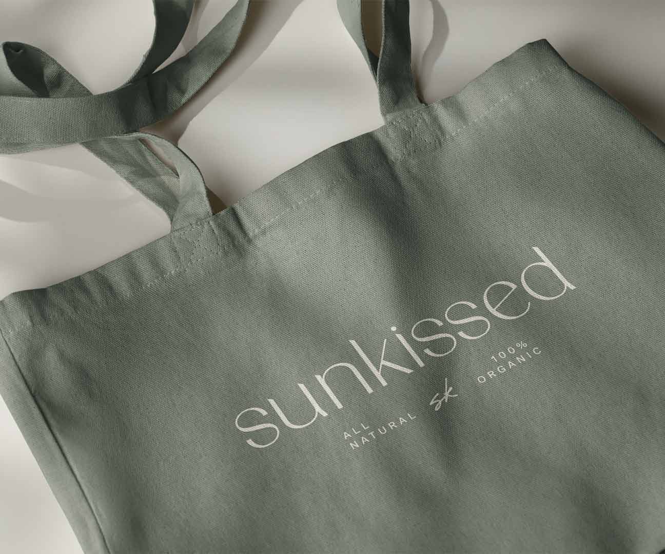 Visuel sac Sunkissed | Graphisme & Web Design - Moz Studio