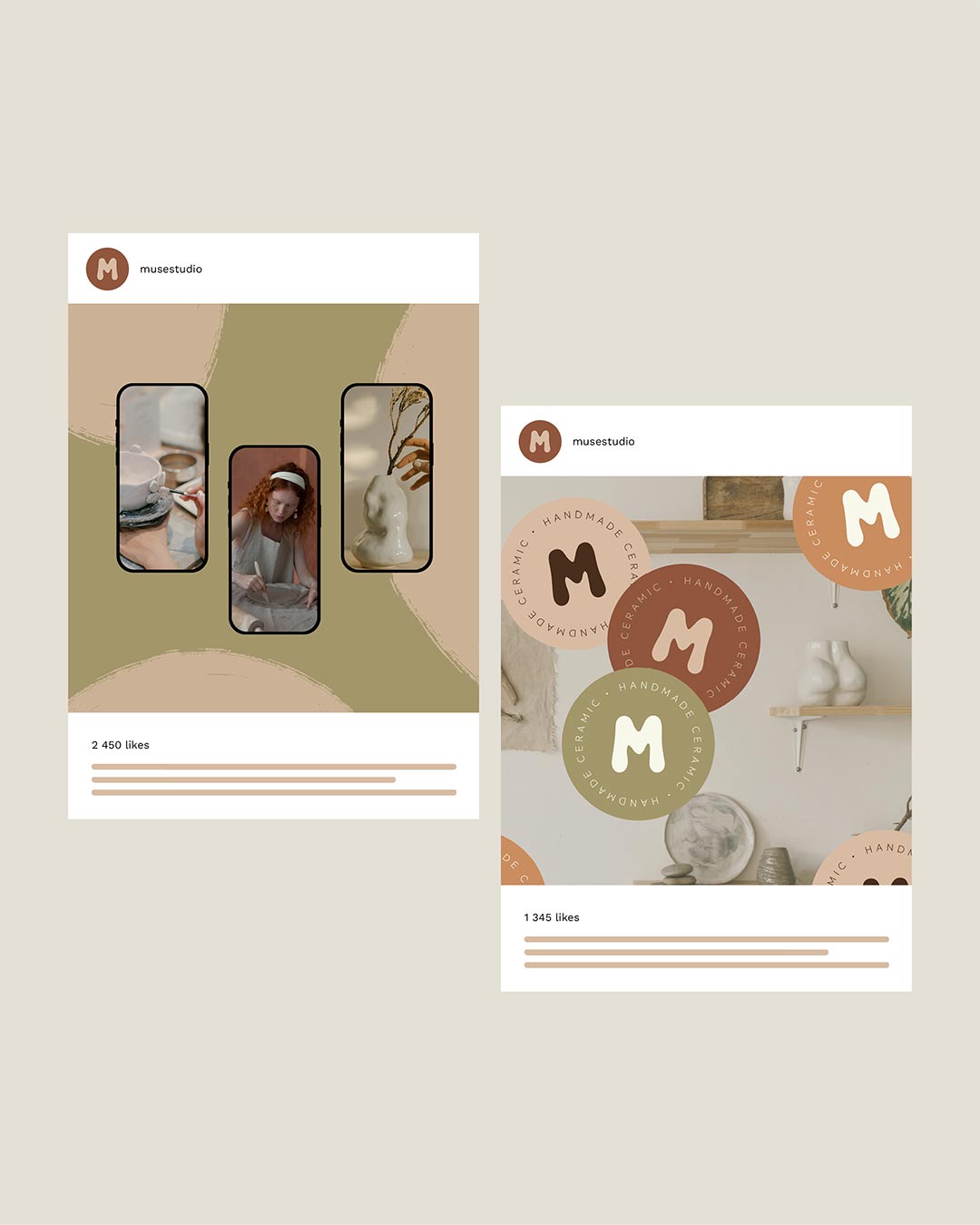 Muse posts Instagram | Graphisme & Web Design - Moz Studio